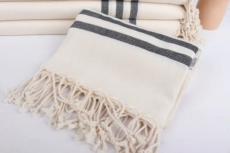 70x40 Cotton Striped Towel, Turkish hand towel, Florida Bachelorette Party Favors, Cotton towel, Bridesmaid Proposal Gift, Turkish Towel Beach - 4