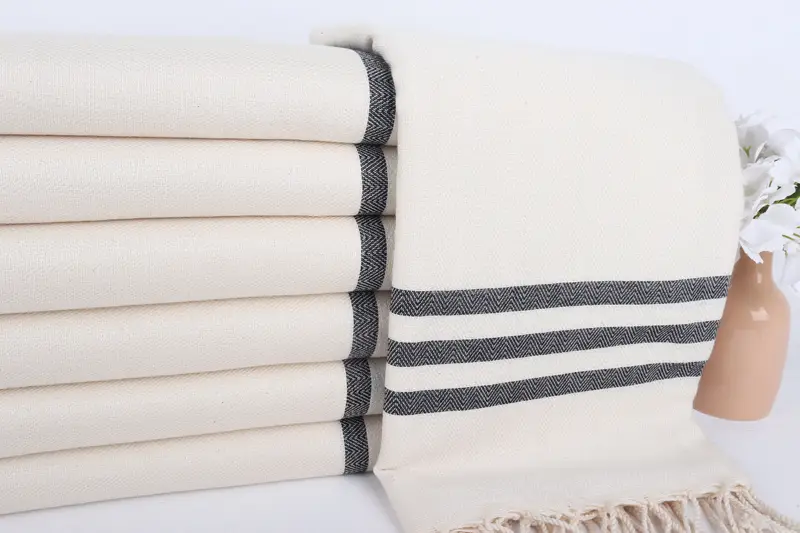 70x40 Cotton Striped Towel, Turkish hand towel, Florida Bachelorette Party Favors, Cotton towel, Bridesmaid Proposal Gift, Turkish Towel Beach - 2