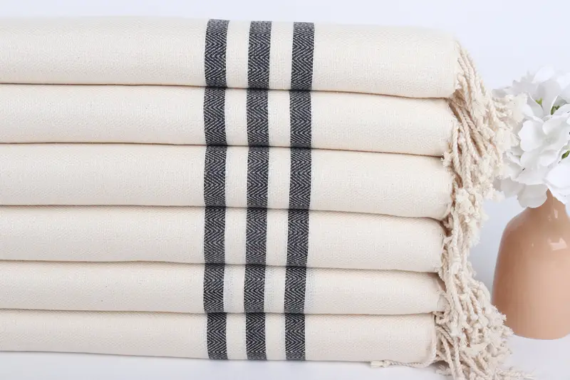 70x40 Cotton Striped Towel, Turkish hand towel, Florida Bachelorette Party Favors, Cotton towel, Bridesmaid Proposal Gift, Turkish Towel Beach - 3
