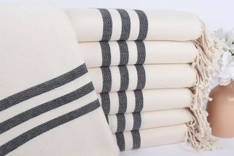 70x40 Cotton Striped Towel, Turkish hand towel, Florida Bachelorette Party Favors, Cotton towel, Bridesmaid Proposal Gift, Turkish Towel Beach - 1