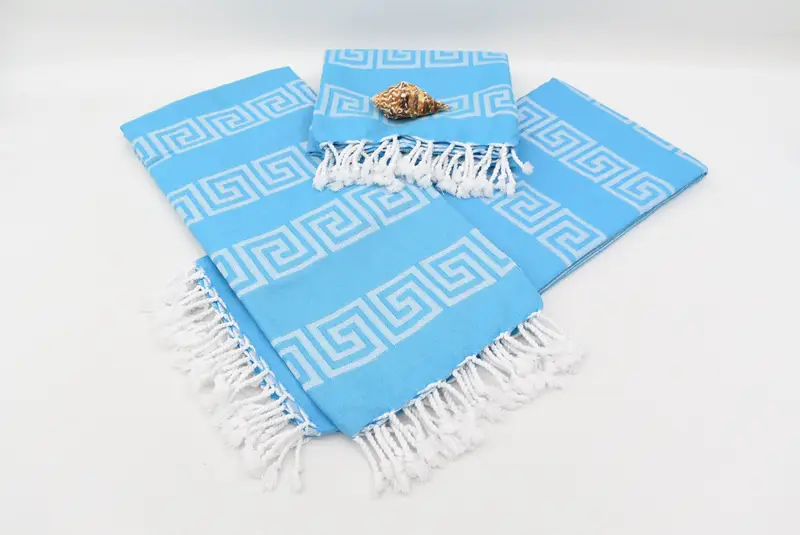 70x40 Cotton Patterned Towel, Sand-resistant towel, Employee Gifts, Turkish hand towel, Peshtemal Towel USA, Spa Towel, Organic Turkish towel - 8