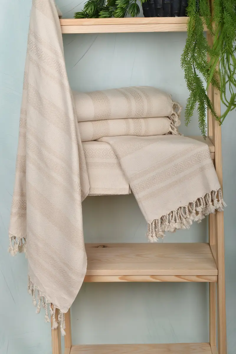 Embroidered Towel, 70x36 Cotton Diamond Towel, Christmas Gift, Peshtemal Towel USA, Custom Bath Towel, Bridesmaid Gift Towel, Monogram Turkish Towel - 6