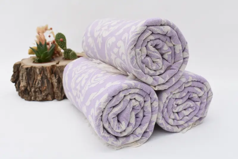 Regalo personalizado, toalla de regalos de boda, toalla Peshtemal, toalla barroca de algodón 68x36, toalla de soltera, toalla de invitados, favores de boda, toalla de viaje - 8