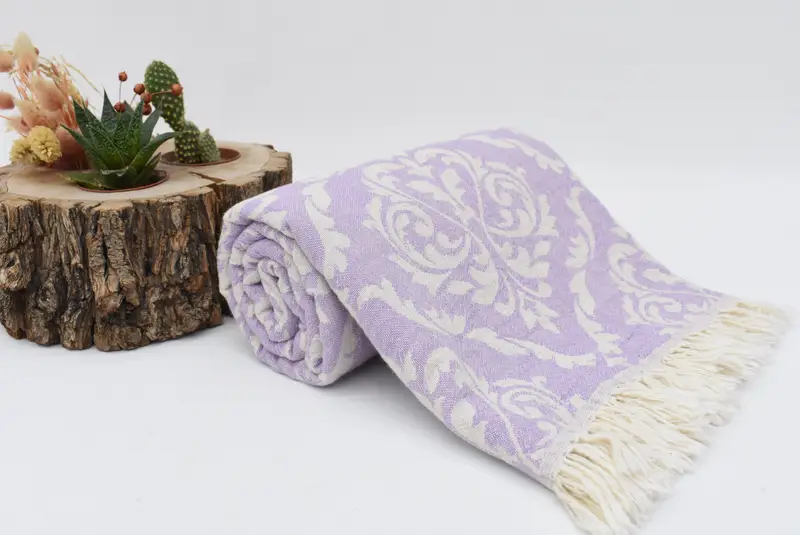 Regalo personalizado, toalla de regalos de boda, toalla Peshtemal, toalla barroca de algodón 68x36, toalla de soltera, toalla de invitados, favores de boda, toalla de viaje - 7