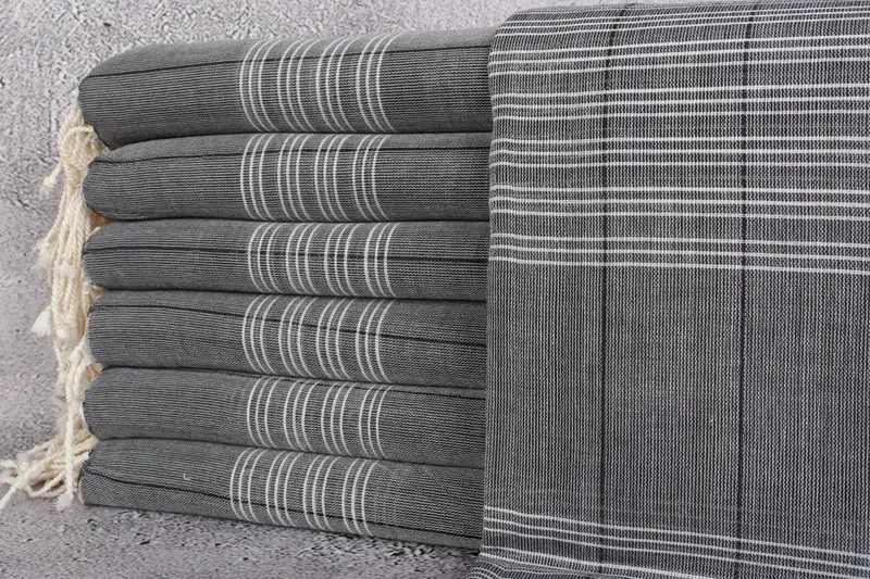 Organic Turkish towel, Quick-Dry Beach Towel, Customized Towels, 70x40 Cotton Striped Towel, Soft and absorbent Turkish towel, Home Decor Gifts - 1
