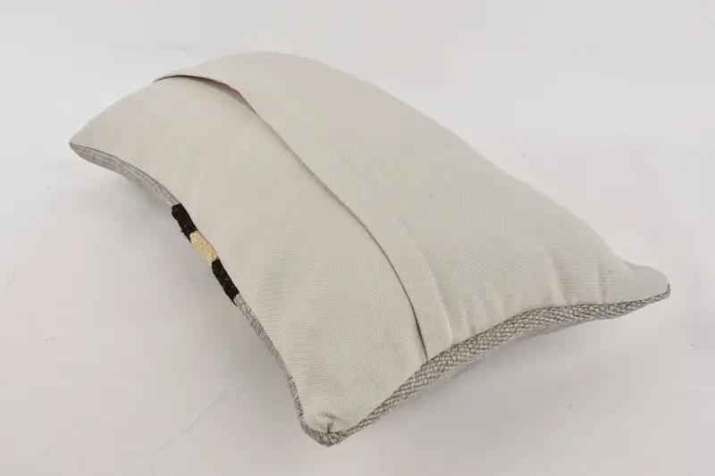 Pillow, Retro Cushion Case, Vintage Kilim Pillow, Antique Pillows, Pillow for Sofa, Ottoman Cushion Case, 12x24 Gray Cushion Case - 7