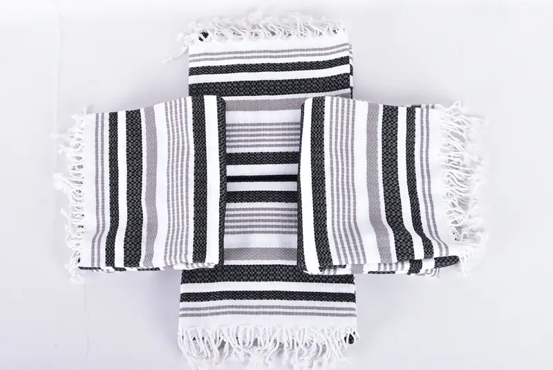 Bachelorette Party Gifts Bridesmaids, Luxury towel, Bridal Shower Gift, Gift For The Home Decor, Memorial Gift, 70x40 Cotton Striped Towel - 6