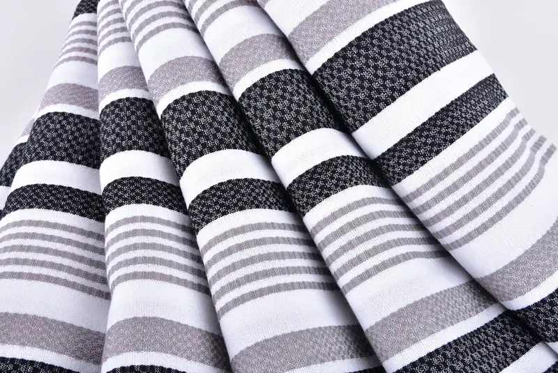 Bachelorette Party Gifts Bridesmaids, Luxury towel, Bridal Shower Gift, Gift For The Home Decor, Memorial Gift, 70x40 Cotton Striped Towel - 5