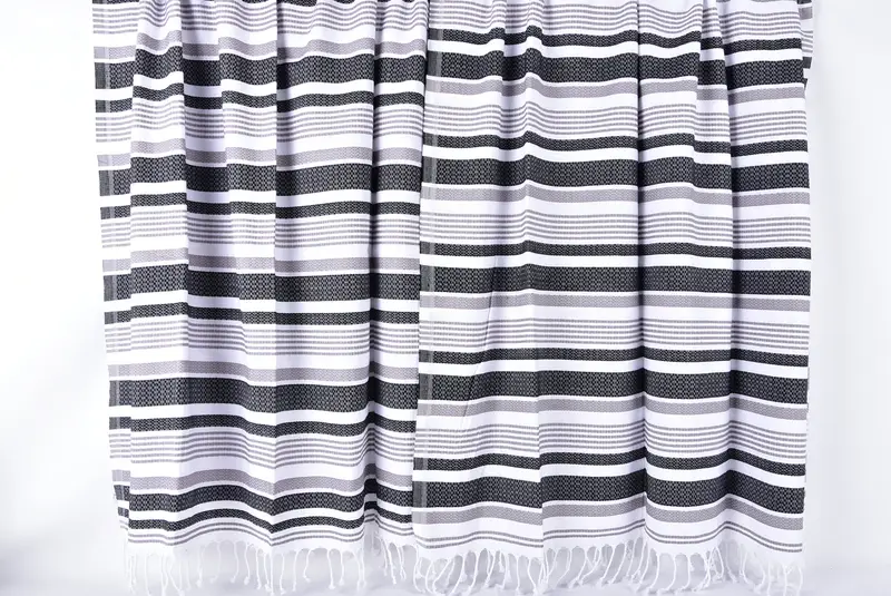 Bachelorette Party Gifts Bridesmaids, Luxury towel, Bridal Shower Gift, Gift For The Home Decor, Memorial Gift, 70x40 Cotton Striped Towel - 8