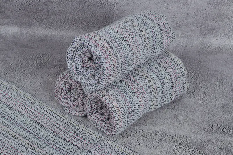 Personalized Bridesmaid Gift, Merry Christmas Gifts, Personalized Beach Towel, Turkish Towel Beach, 70x40 Cotton Colorful Diamond Towel - 8