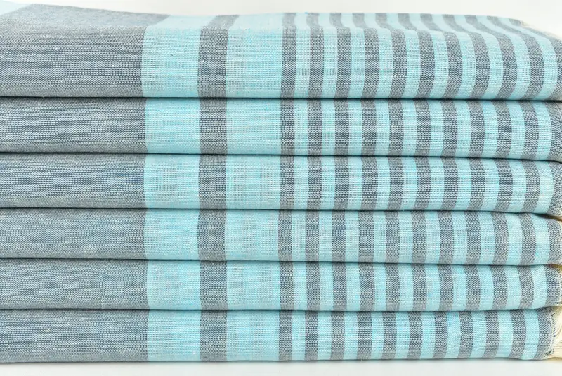 Cute Beach Towel, Employee Gifts, Personalized Wedding Gift, Wedding Gift, Decorative Towel, 70x40 Cotton Striped Towel, Monogram Beach Towel - 2