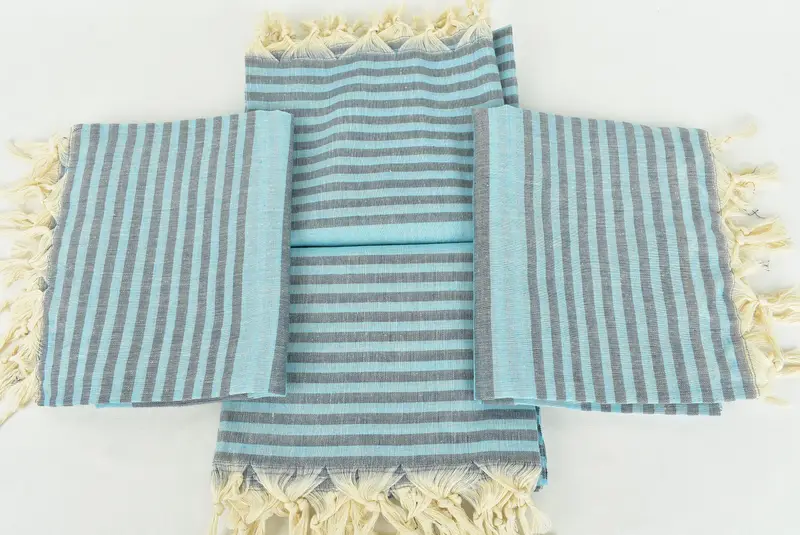 Cute Beach Towel, Employee Gifts, Personalized Wedding Gift, Wedding Gift, Decorative Towel, 70x40 Cotton Striped Towel, Monogram Beach Towel - 6