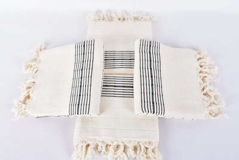 Custom Beach Towels, Spa Gift, Kids Beach Towel, 70x40 Cotton Striped Towel, Gift For Him, Turkish towel, Organic Turkish towel, Best Wedding Gift - 6