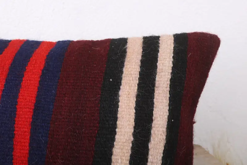 Cushion, Turkish Rugs Cushion, Turkish Pillow, Boho Pillow, Boho Chic Pillow, One Of A Kind Cushion, 12x24 Brown Cushion Cover, Pillow for Couch - 5
