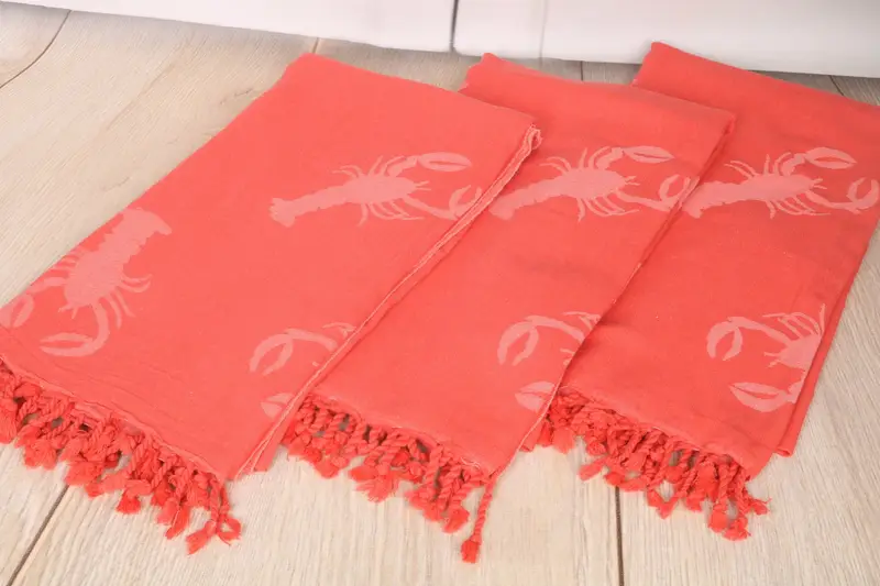 Best Friend Gift Ideas, Bridesmaid Gift Towel, Hammam towel, 70x40 Cotton Scorpion Patterned Towel, Custom Beach Towel, Bachelorette Towel - 7