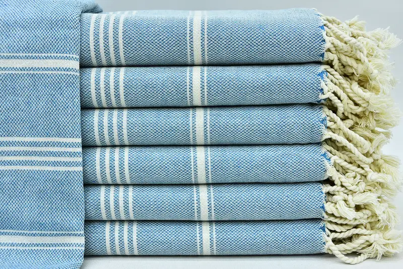 70x40 Cotton Striped Towel, Gift For Her, Unique Gift, Custom monogram Turkish beach towel USA, Yoga Towel, Bachelorette Gifts, Sand-resistant towel - 1