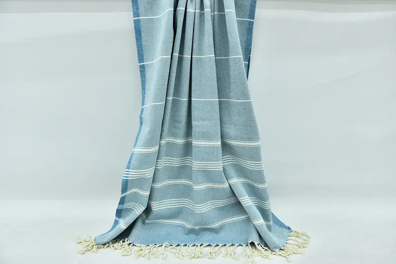 70x40 Cotton Striped Towel, Gift For Her, Unique Gift, Custom monogram Turkish beach towel USA, Yoga Towel, Bachelorette Gifts, Sand-resistant towel - 8