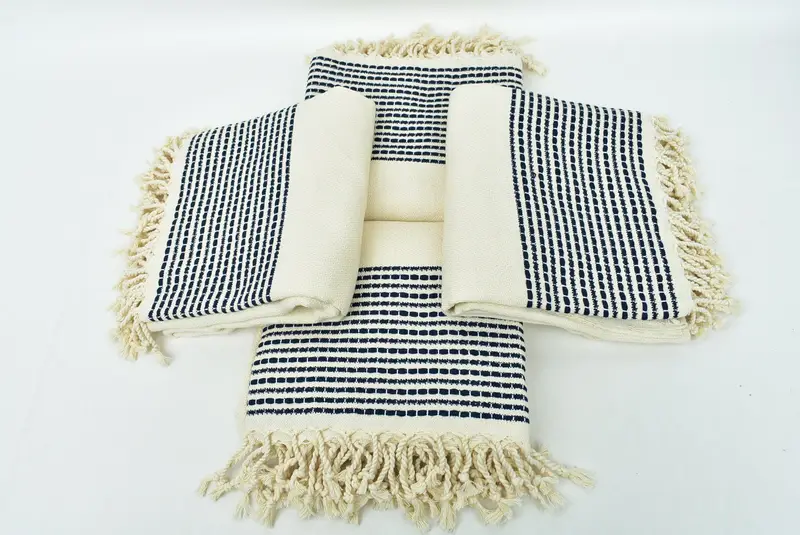 Organic Turkish towel, Bachelor Gift, Kids Beach Towel, 70x36 Cotton Striped Towel, Organic towel, Quick-dry towel, Monogram Turkish Bath Towel - 6