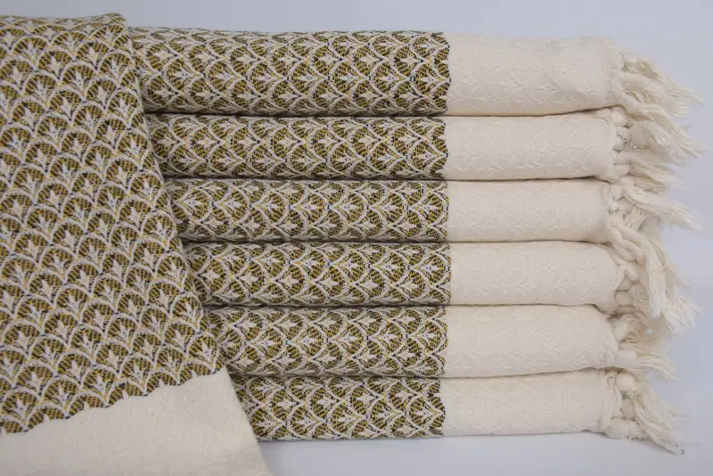 Monogram Towels, Personalized Kitchen Towel, Handmade Gift, Monogrammed Hand Towel, Memorial Gift, Bathroom Towels, 34x18 Cotton Floral Design Towel - 1