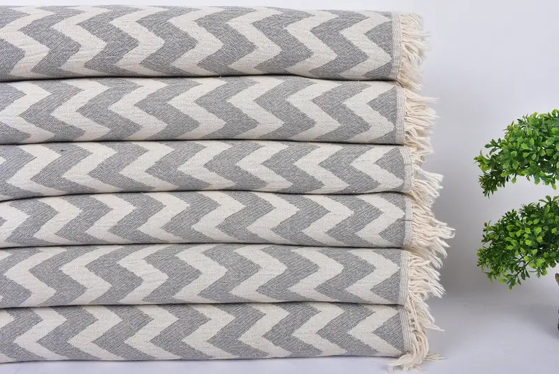 Regalo del día de la boda para novia, toalla turca personalizada, toalla bordada, toalla de gimnasia, toalla absorbente, toalla de chevron de algodón 64x34, toalla turca EE. UU. - 2