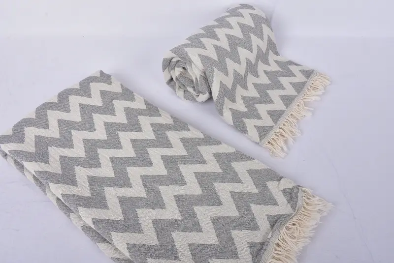 Regalo del día de la boda para novia, toalla turca personalizada, toalla bordada, toalla de gimnasia, toalla absorbente, toalla de chevron de algodón 64x34, toalla turca EE. UU. - 7