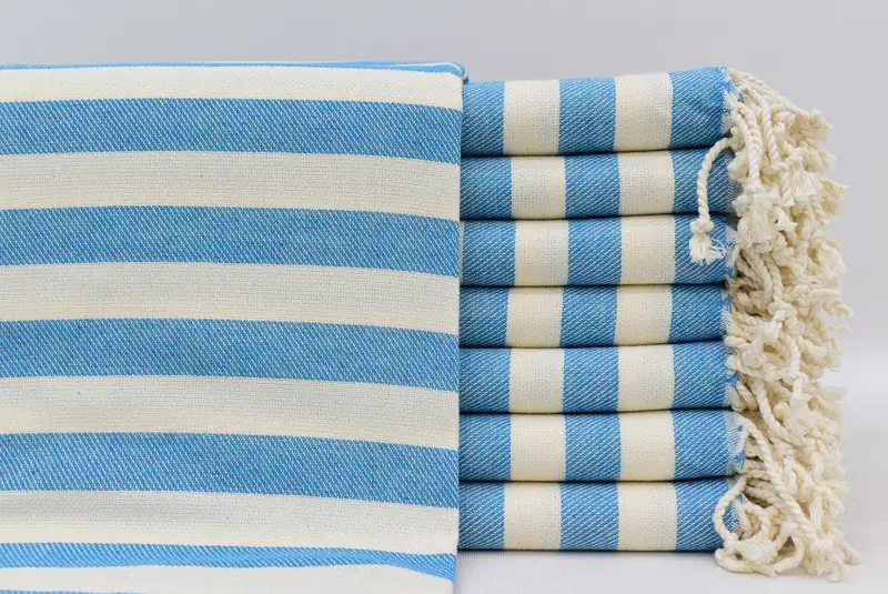 Monogram Towels, Wedding Gifts Towel, Beach towel, Best Friend Christmas Gift, 68x40 Cotton Striped Towel, Wedding Hand Made Gift, Cotton towel - 1