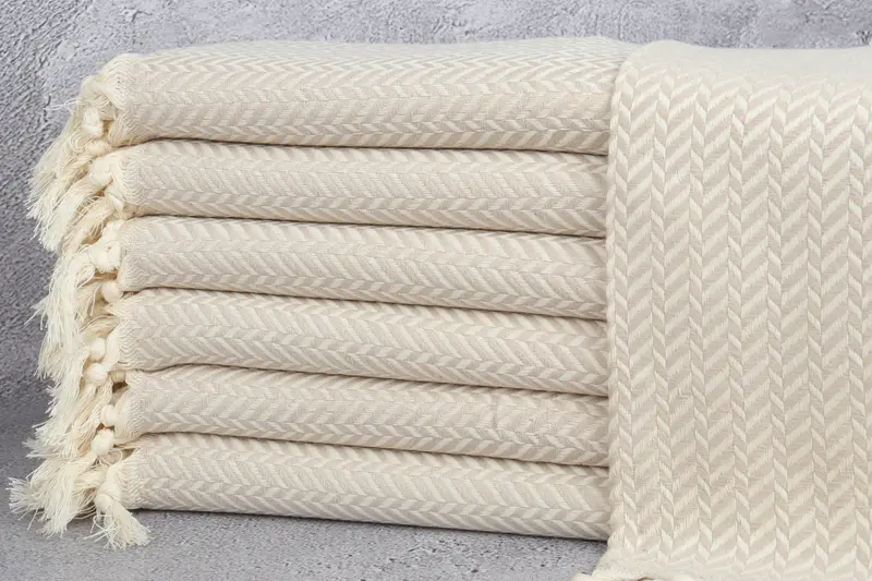 36x18 Cotton Chevron Towel, Bridesmaid Towel, Bathroom Towels, Monogrammed Turkish Towel, Custom Hand Towel, Bridal Party Gifts, Monogram Hand Towel - 1