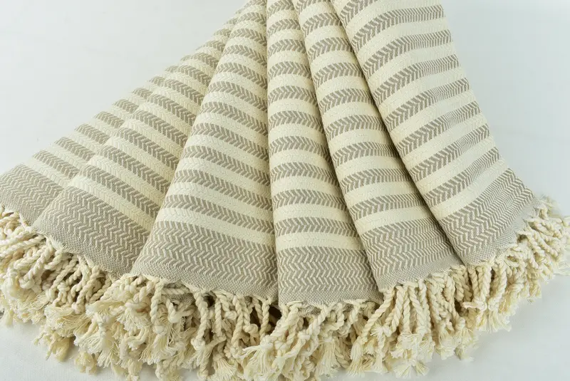 Girls Weekend Getaways Ideas, Absorbent Turkish towel, Wedding Gift For Bride, Soft towel, 70x40 Cotton Chevron Towel, Sand-resistant towel - 4