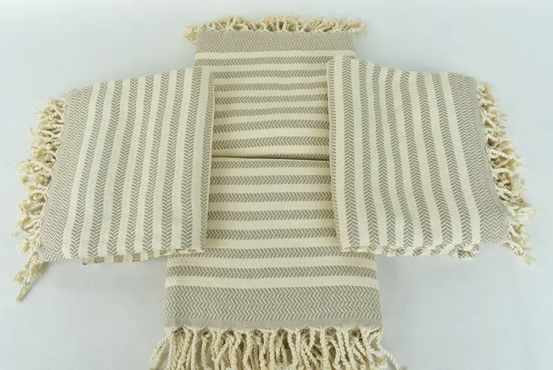 Girls Weekend Getaways Ideas, Absorbent Turkish towel, Wedding Gift For Bride, Soft towel, 70x40 Cotton Chevron Towel, Sand-resistant towel - 6
