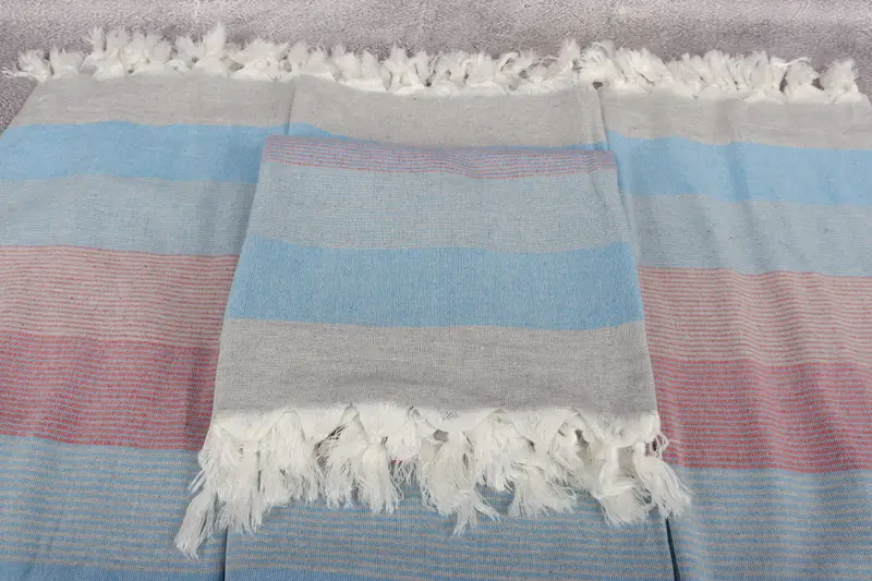 68x40 Cotton Striped Towel, Gym Towel, Pool Towels, Bachelor Towel, Wedding Favors, Best Friend Christmas Gift, Gifts For Him, Custom Wedding Gifts - 4