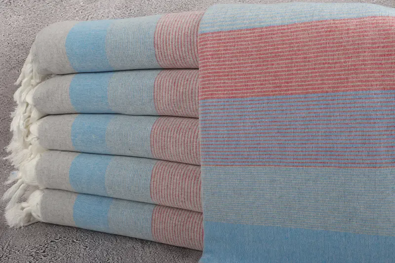 68x40 Cotton Striped Towel, Gym Towel, Pool Towels, Bachelor Towel, Wedding Favors, Best Friend Christmas Gift, Gifts For Him, Custom Wedding Gifts - 1