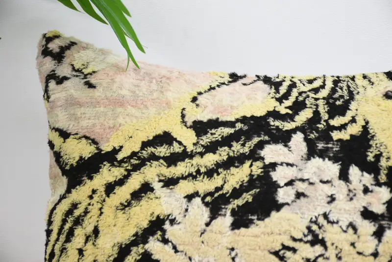 Cushion Cover, Antique Pillows, 14x14 Yellow Pillow, Hippie Throw Cushion, Neutral Throw Pillow Cover, Pillow for Couch, Pillow for Sofa - 2