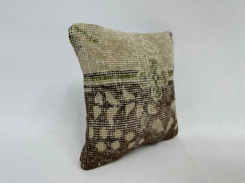 Embroidered Southwestern Pillow, 12x12 Inches Decorative Cushion - 3