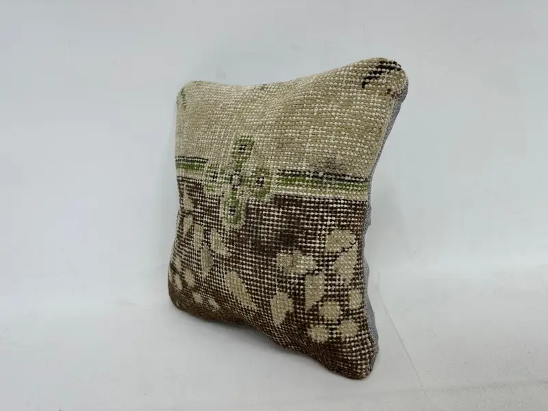 Embroidered Southwestern Pillow, 12x12 Inches Decorative Cushion - 4