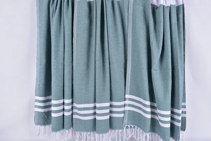 Embroidered Towel, Memorial Gift, Bachelorette Party Gifts For Bride, Personalized Towel, 70x40 Cotton Striped Towel, Custom Wedding Gift - 8