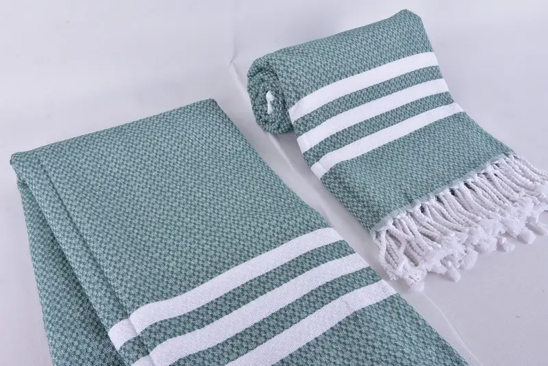 Embroidered Towel, Memorial Gift, Bachelorette Party Gifts For Bride, Personalized Towel, 70x40 Cotton Striped Towel, Custom Wedding Gift - 7