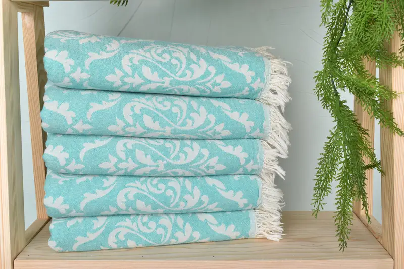 Personalized Turkish Towel, Organic Towel, Yoga Towel, Summer Gift, Bridal Party Gifts, 68x36 Cotton Baroque Towel, Personalized Beach Towel - 3