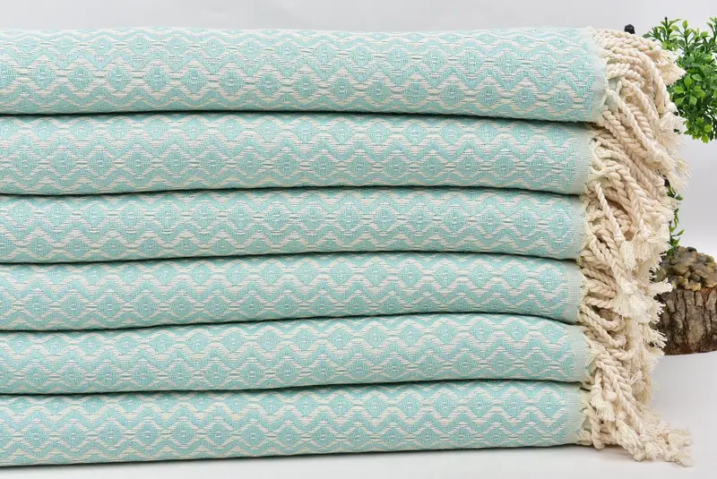 Valentines Gift, 70x40 Cotton Diamond Towel, Personalized Turkish Beach Towel, Personalized Bridesmaid Gift, Best Friend Gift, Sand-resistant towel - 3