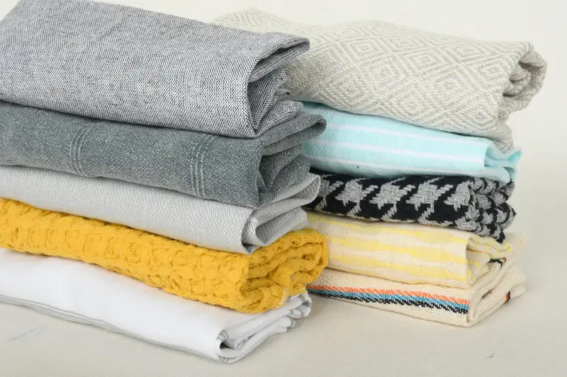 Personalized Kitchen Towel, Turkish Towel Hand Towel, 18x18 Cotton Set of 10 Towel, Guest Towel, Personalized Hand Towel, Bachelorette Party Gifts - 2