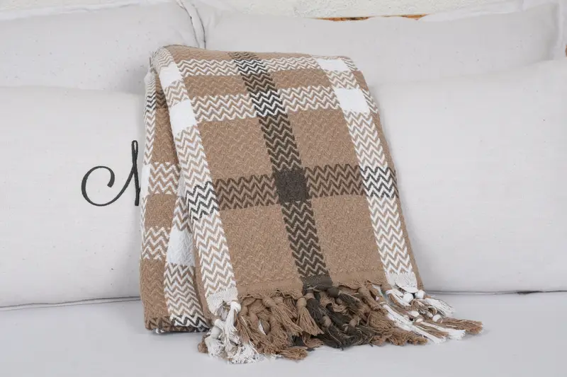Aesthetic Blanket, Beach Theme Bachelorette Party, Woven Blanket, 90x80 Cotton Striped Towel, Housewarming Gift, Turkish Blanket, Wedding For Favor - 7
