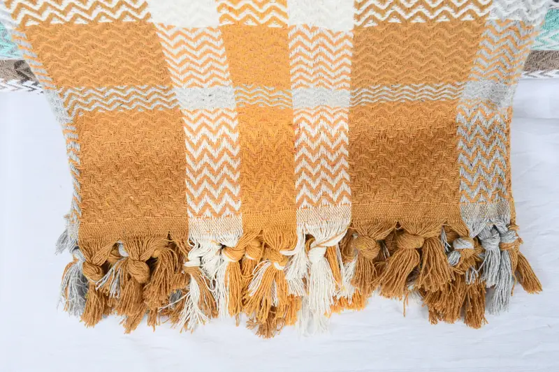 Aesthetic Blanket, Beach Theme Bachelorette Party, Woven Blanket, 90x80 Cotton Striped Towel, Housewarming Gift, Turkish Blanket, Wedding For Favor - 3