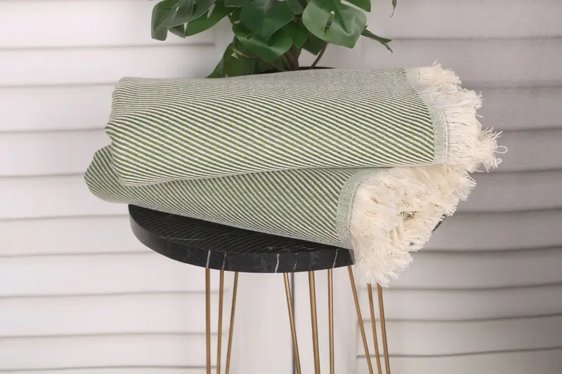 Personalized Gifts, Travel Towel, Custom Towel, Absorbent towel, 70x36 Cotton Striped Towel, Quick-drying peshtemal towel for poolside, Bridal Gifts - 3