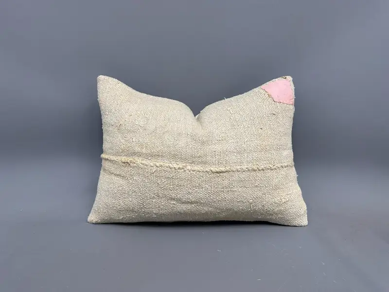 Elegante almohada Kilim del suroeste, almohada rectangular de 16.0 x 24.0 in