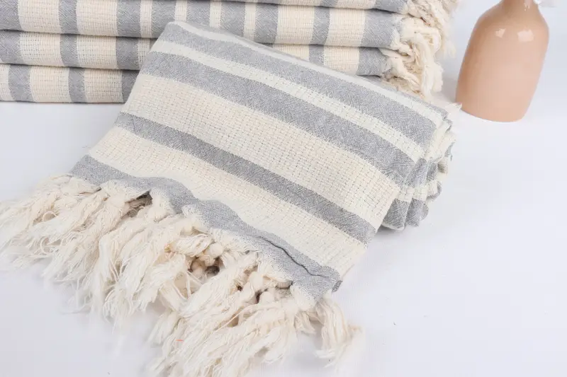 70x34 Cotton Striped Towel, Bulk Order Towel, Peshtemal Towel, Wedding Shower Gift, Bachelorette Party Gifts Bridesmaids, Bachelor Gifts - 4