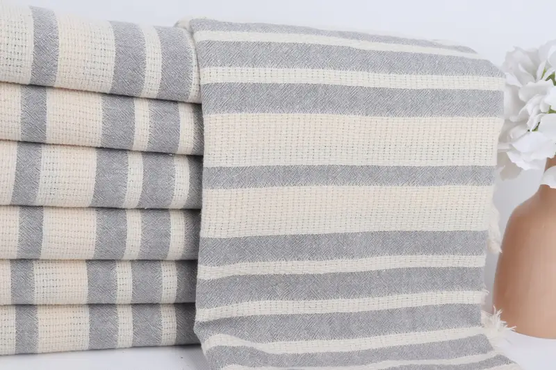 70x34 Cotton Striped Towel, Bulk Order Towel, Peshtemal Towel, Wedding Shower Gift, Bachelorette Party Gifts Bridesmaids, Bachelor Gifts - 2
