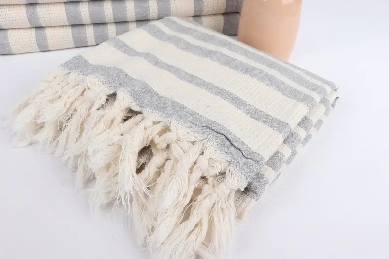 70x34 Cotton Striped Towel, Bulk Order Towel, Peshtemal Towel, Wedding Shower Gift, Bachelorette Party Gifts Bridesmaids, Bachelor Gifts - 5