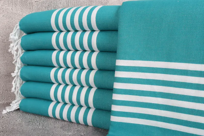 Bridesmaid Favors, Absorbent Turkish towel, Bridal Shower Favors, Eco-Friendly Turkish Towel, 70x40 Cotton Striped Towel, Bridal Shower Gift - 2