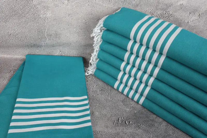 Bridesmaid Favors, Absorbent Turkish towel, Bridal Shower Favors, Eco-Friendly Turkish Towel, 70x40 Cotton Striped Towel, Bridal Shower Gift - 3