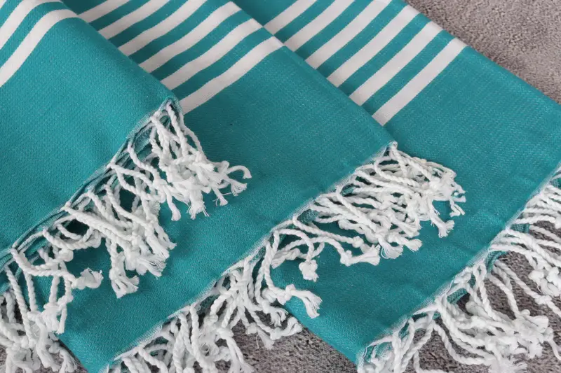 Bridesmaid Favors, Absorbent Turkish towel, Bridal Shower Favors, Eco-Friendly Turkish Towel, 70x40 Cotton Striped Towel, Bridal Shower Gift - 6