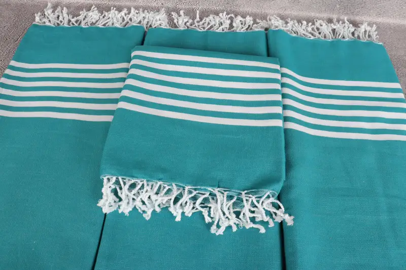 Bridesmaid Favors, Absorbent Turkish towel, Bridal Shower Favors, Eco-Friendly Turkish Towel, 70x40 Cotton Striped Towel, Bridal Shower Gift - 5